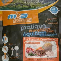 Plat lyophilis&eacute; Boeuf bourgignon & pates