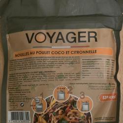 Plat lyophilis&eacute; nouilles au poulet coco et citronnelle
