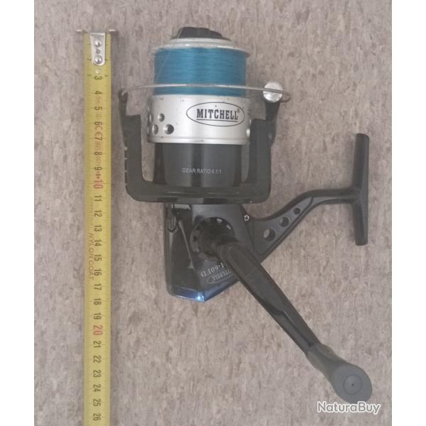 MOULINET LOURD MITCHELL RARE : MODELE MM60 FD (INTROUVABLE PARTOUT) REMPLI DE 220m DE FIL MITCHELL