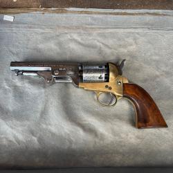 Ancien revolver poudre noir NAVY 1851 SHERIFF