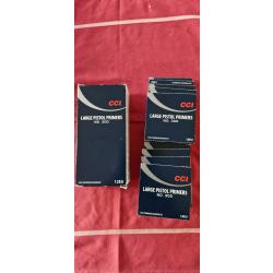 Lot de 1 000 AMORCES CCI LARGE PISTOL PRIMERS  - N&deg; 300