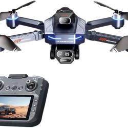 Drone GT8 4K professionnel HD double cam&eacute;ra &eacute;cran &agrave; distance 5G WIFI moteur sans brosse &eacute;vitement