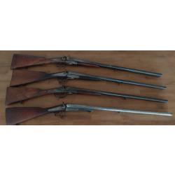Lot 4 Fusils Poudre vive calibre 16/65 (livraison offerte)