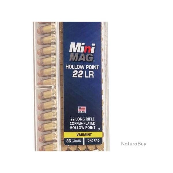 CCI 22LR Mini mag 36 grains - Boite de 100