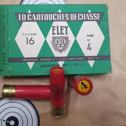 cartouches ELEY calibre 16/70 pour tir ou collection