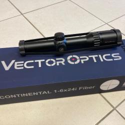 Vends lunette VECTOR OPTICS 1-6x24i fibre de verre mod.Continental