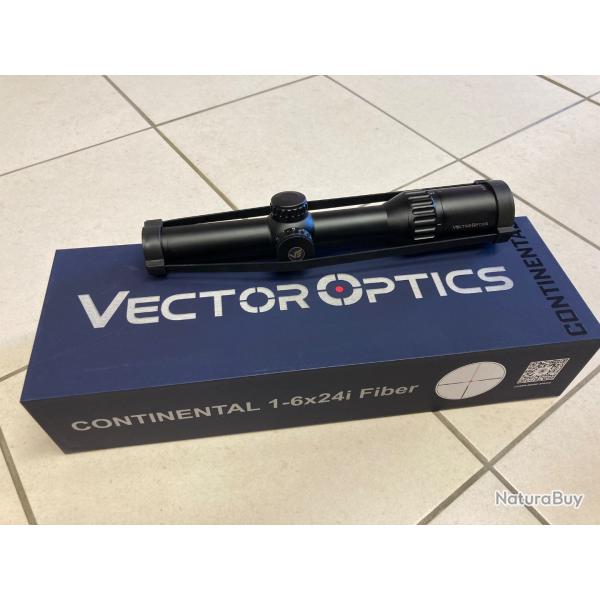 Vends lunette VECTOR OPTICS 1-6x24i fibre de verre mod.Continental