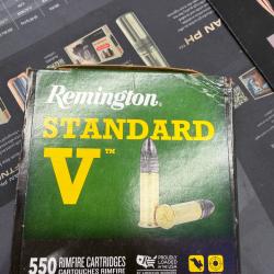 Lot de 550 Balles Remington 22 lr Standard V