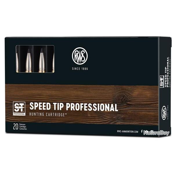 Boite de 20 cartouches RWS Speed tip pro cal.8x68S 180gr 11.7G