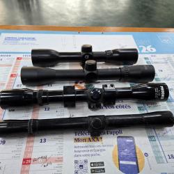 lot de 4 anciennes lunettes 4x32