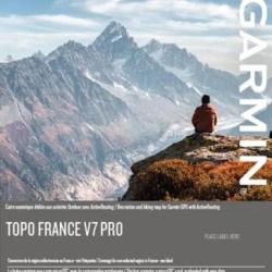 Carte topographique GPSGarmin V7 pro france + dom-tom