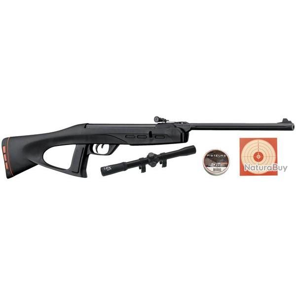 Pack carabine � air comprim� Gamo delta fox Gt ring exclusivit� Pisteurs cal.4.5m 7.5J