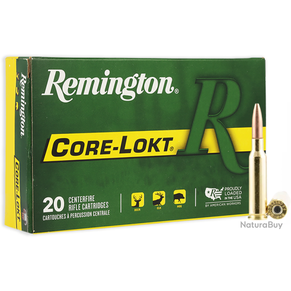 Balles Remington Calibre 6.5 Creedmoor 140 Gr Corelokt Sp