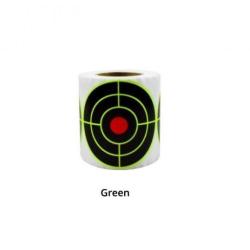 100 cibles autocollantes r&eacute;actives 7.5 cm pour tir aux plombs