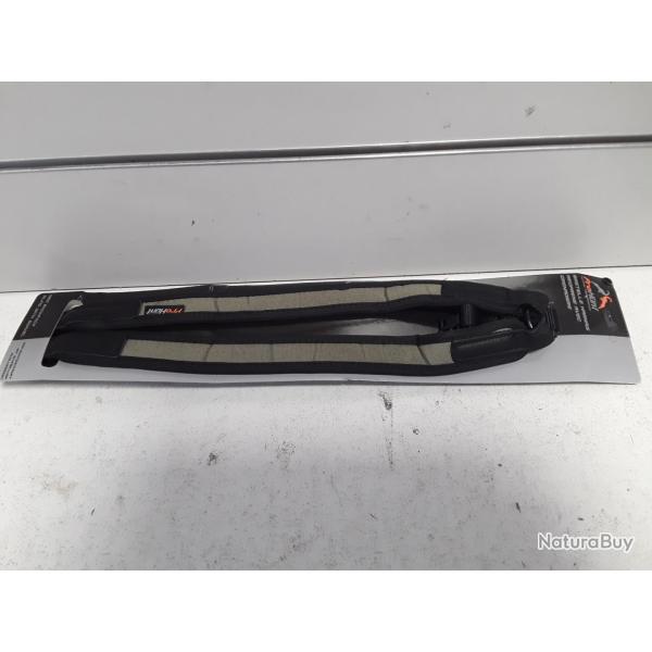 Bretelle harnais Prohunt neoprene kaki avec grenadiere