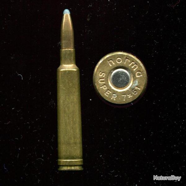 7 x 61 Super Express Sharp & Hart - marquage : norma  SUPER 7 X 61 - balle cuivre pointe plomb