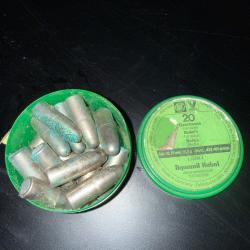 1 BOITE DE 20 OGIVES RWS  CAL.423  10.75mm   401 grs BLINDEE (3)