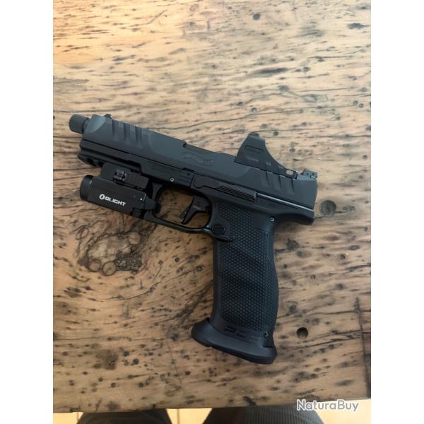PISTOLET PDP PRO SD FULL SIZE OR WALTHER 5.1'' CAL 9X19, 18 Coups -  FULL EQUIP�