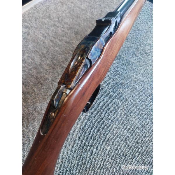 Superbe carabine de jardin enti�rement jasp�e calibre 12mm syst�me warnant poin�on F couronn� XIXe