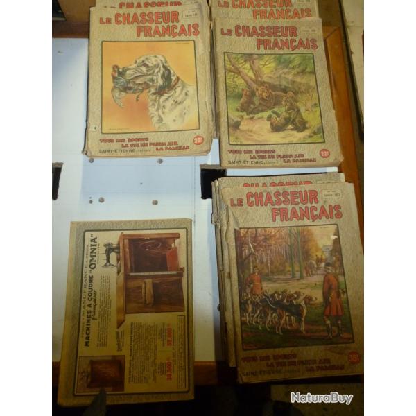 lot revues ,Chasseur Fran�ais 1950�1952 (30num�ros)