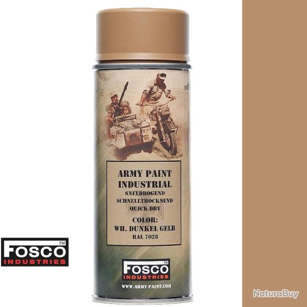 Bombe Peinture Militaire RAL 7028 Dunkel Gelb - Fosco Industries Airsoft