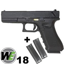 G18C Gen4 Airsoft Gaz Blowback Full Auto WE