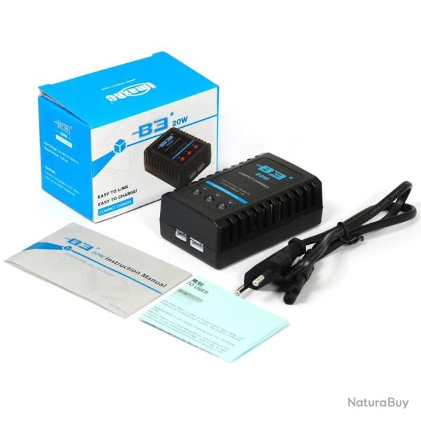 Chargeur batterie LiPo Black Eagle 20W - Airsoft & mod�lisme