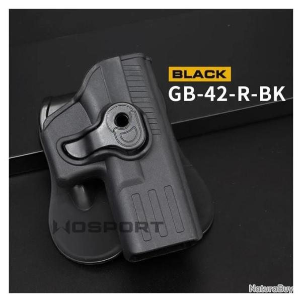 WST Belt Holster for G-Series, Right Hand - Black