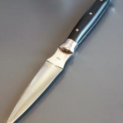 COUTEAU DROIT, DAGUE, manche &eacute;b&egrave;ne