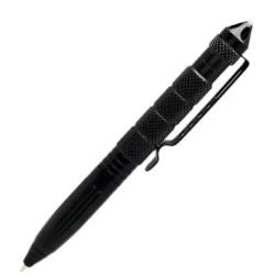 Stylo Tactique Brise-vitre/Kubotan Noir