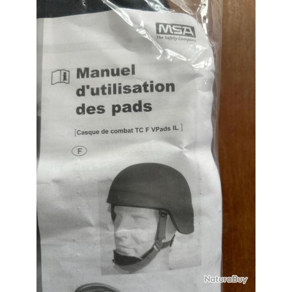Pads MSA pour casque TC F VPADS IL - neufs