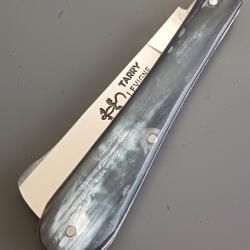 ANCIEN COUTEAU DE M&Eacute;TIER, TARRY LEVIGNE, THIERS, XX&egrave;me, manche CORNE.