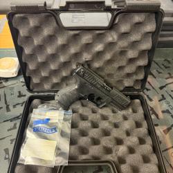 PISTOLET P22Q STANDARD WALTHER 3,42'' CAL 22LR, 10 COUPS - BLACK