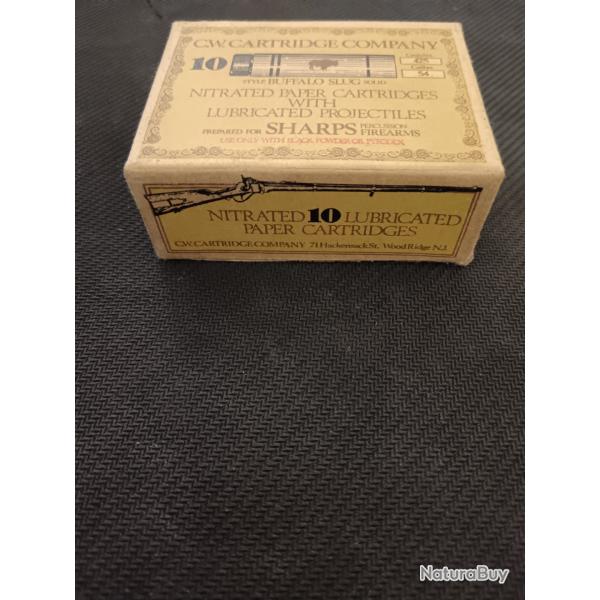 C.W. CARTRIDGE Co. SHARPS .54 CALIBER PAPER CARTRIDGES
