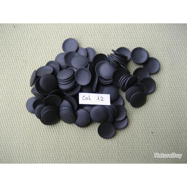 Rares... Rondelles carton goudronn� concave cal 12