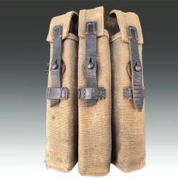 WW2 MP 40 PORTE CHARGEUR TOILE CACHOU MP40 Militaria