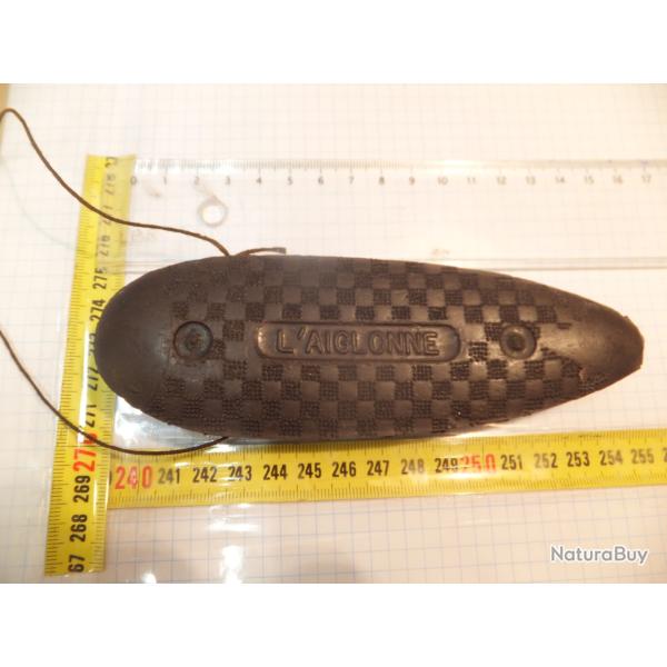 Plaque de couche de fusil de chasse. Marque : L'AIGLONE.                                        (2)