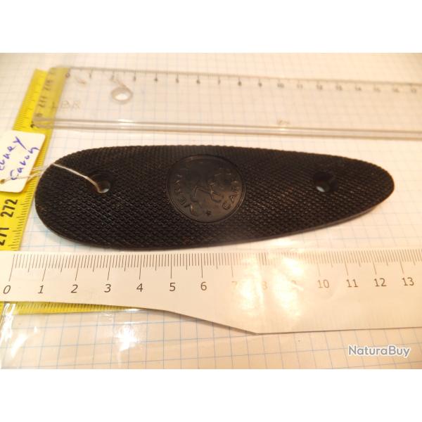 Plaque de couche de fusil de chasse. Marque : Verney Caron