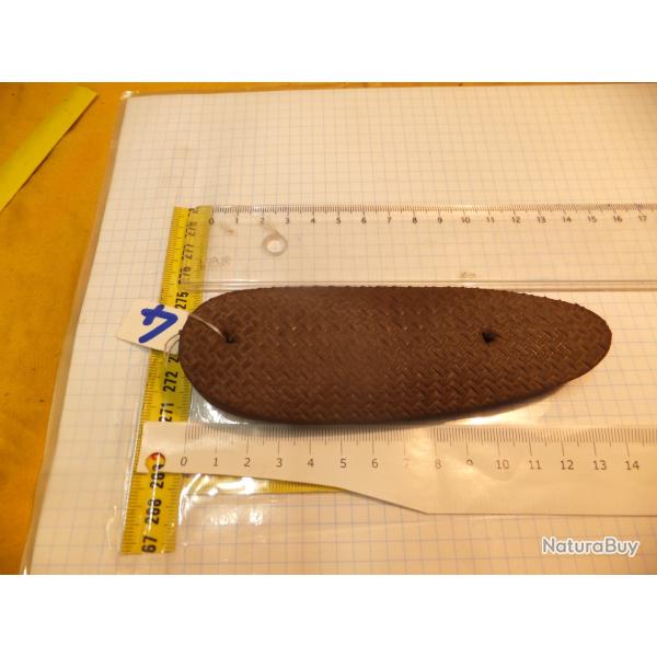 Plaque de couche de fusil de chasse.                                                             (4)