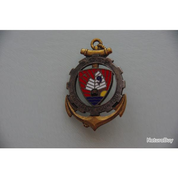 INSIGNE INDOCHINE  :  BASE OPERATIONEL  TONKIN   --------------D.O.M -------------
