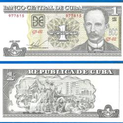 Cuba 1 Peso 2009 Jose Marti Billet Neuf Pesos