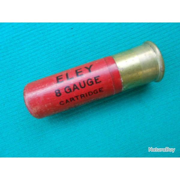 cartouche de chasse de collection calibre 8