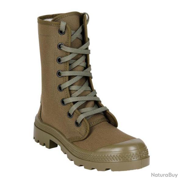 RANGERS EN TOILE VERT - A.R.E.S NEUF VERT 42