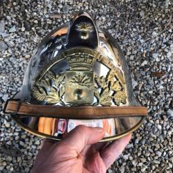 &Eacute;TAT NEUF CASQUE DE POMPIER DE LA COMMUNE DE LOYES