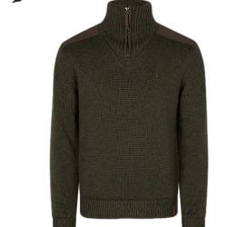 Destockage - Pull Seeland Haze Windbreaker knit   coloris : Grizzly brown