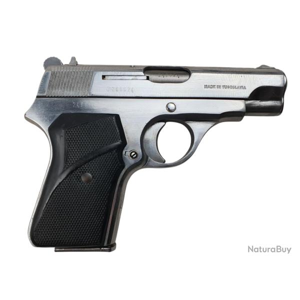 PISTOLET ZASTAVA M70 CALIBRE 32ACP (7.65BROWNING) NICKEL� EXCELLENT ETAT - CATEGORIE B ref.A5