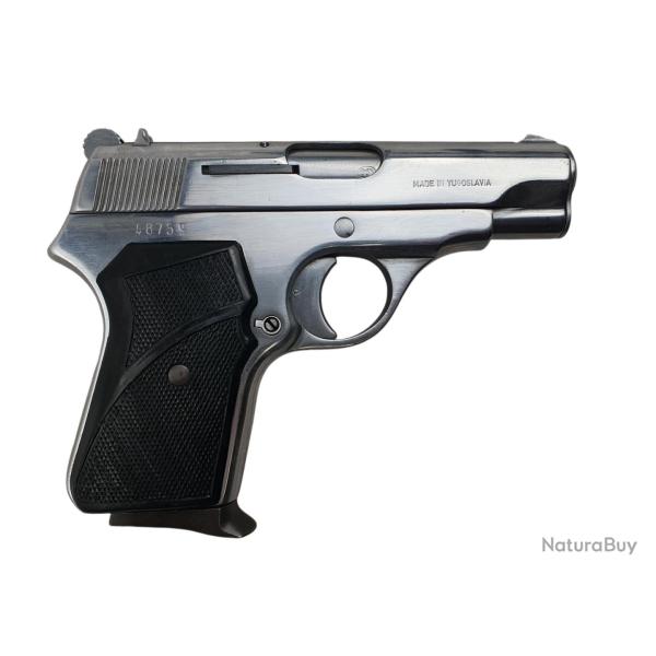 PISTOLET ZASTAVA M70 CALIBRE 32ACP (7.65BROWNING) poli-blanc EXCELLENT ETAT - CATEGORIE B ref.A7