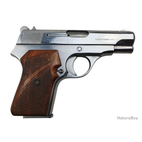 PISTOLET ZASTAVA M70 CALIBRE 32ACP (7.65BROWNING) poli-blanc EXCELLENT ETAT - CATEGORIE B ref.A22