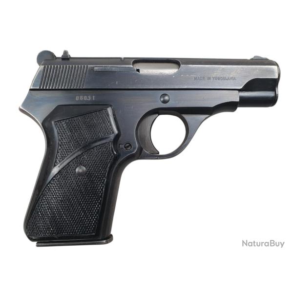 PISTOLET ZASTAVA M70 CALIBRE 32ACP (7.65BROWNING) EXCELLENT ETAT - CATEGORIE B ref.A27