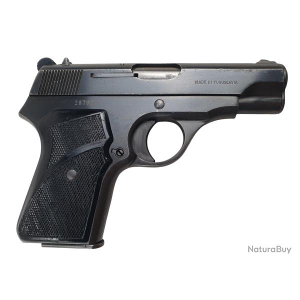 PISTOLET ZASTAVA M70 CALIBRE 32ACP (7.65BROWNING) EXCELLENT ETAT - CATEGORIE B ref.A35